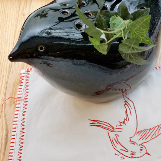 Bird-Shaped Pottery Vase