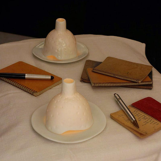 White Porcelain Tea Light Holder