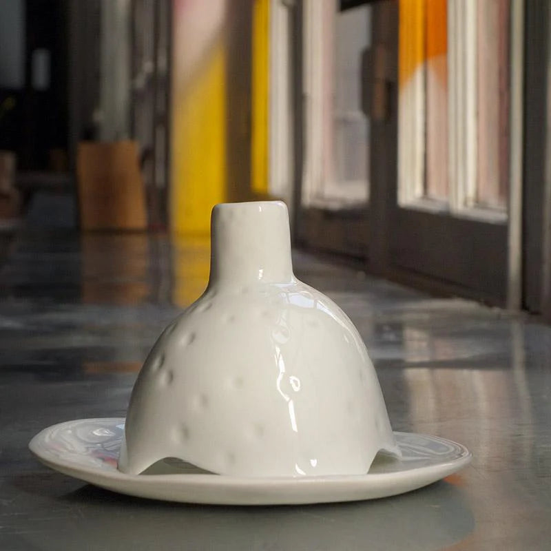 White Porcelain Tea Light Holder